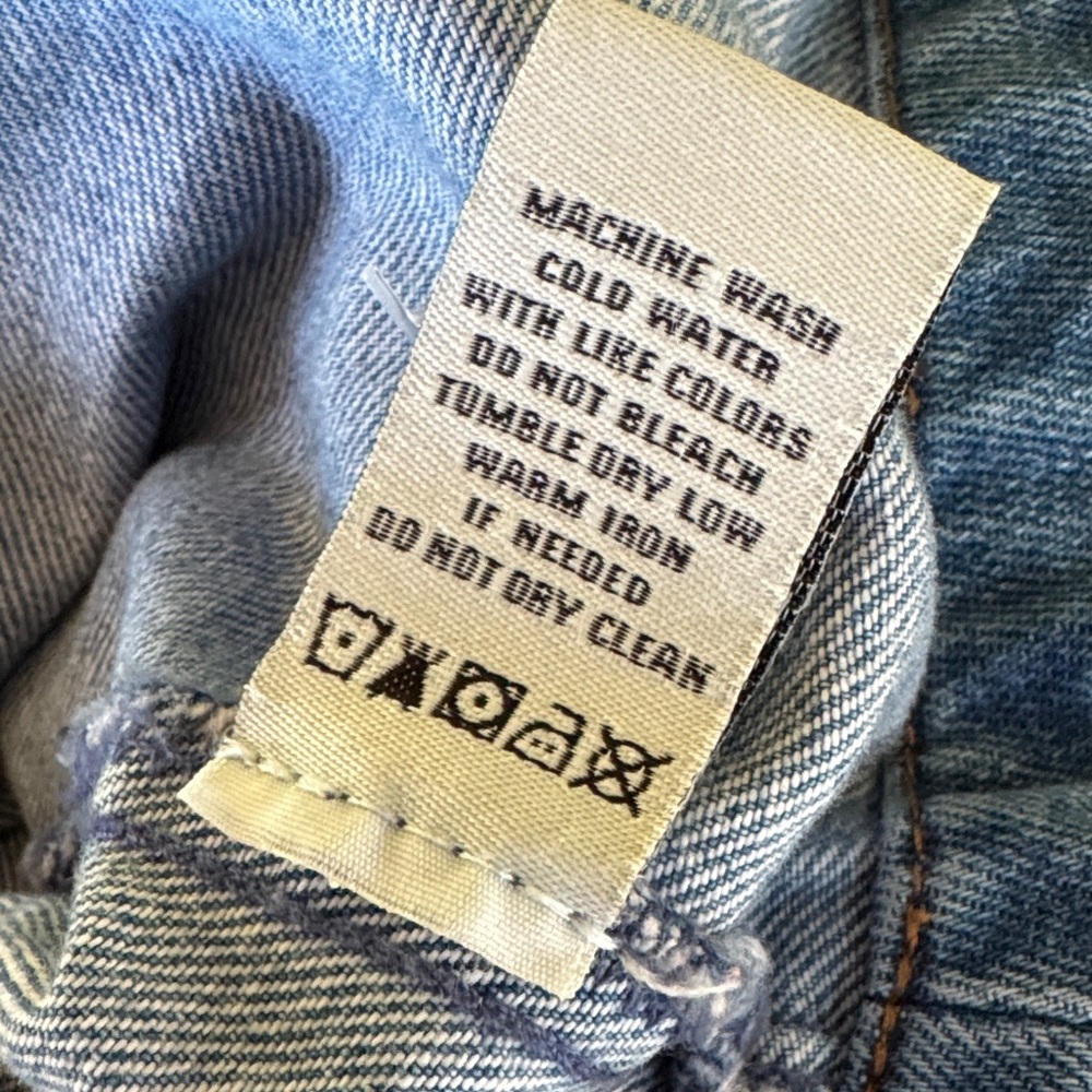 Velvet Heart Blue Denim Vest with Button Accents - Picture 7 of 8